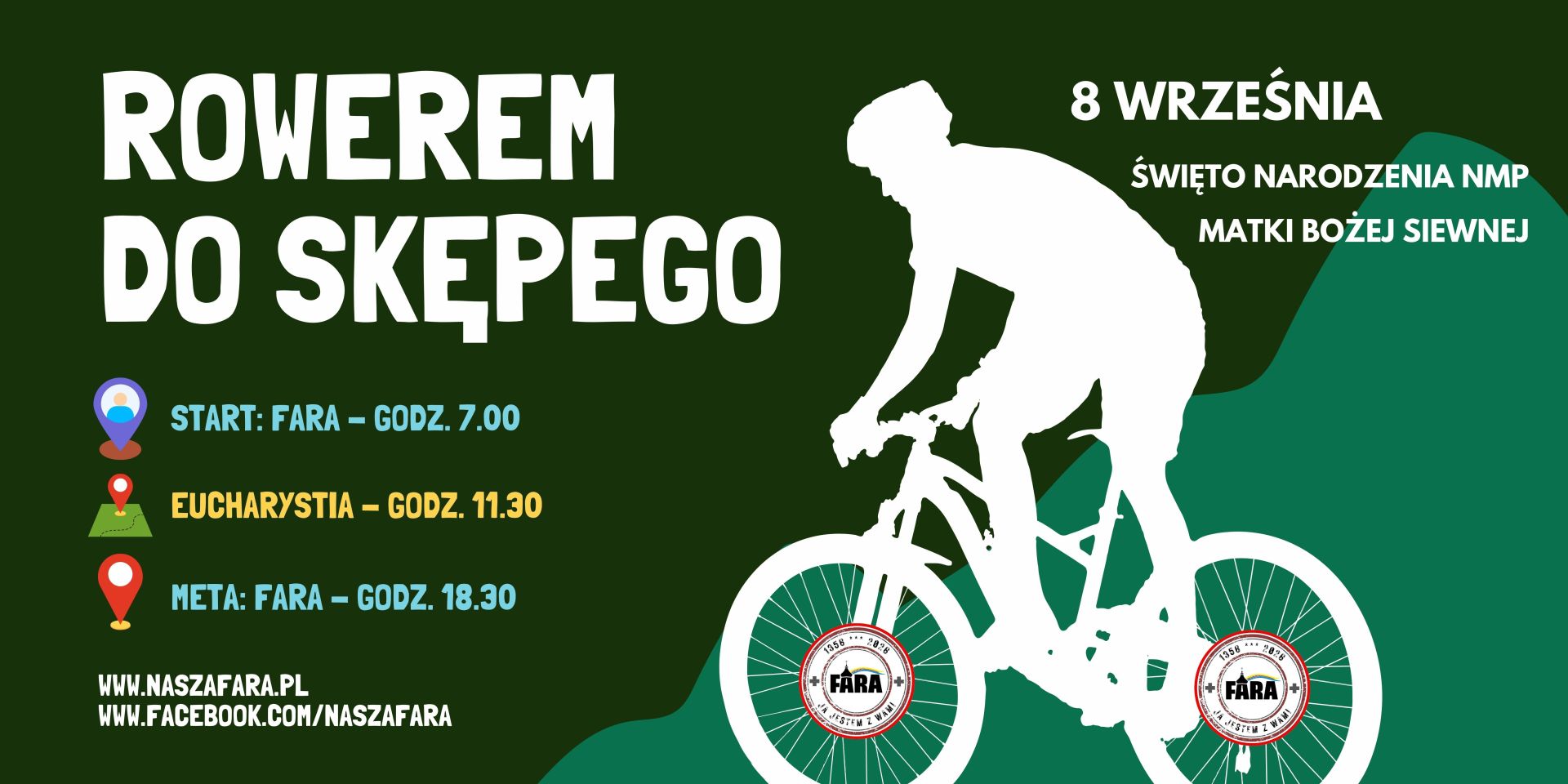 Pielgrzymka rowerowa do Skępego